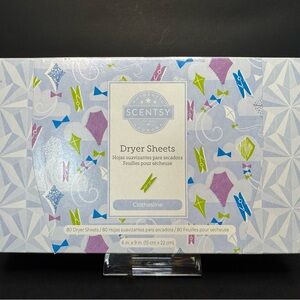 Scentsy Clothesline Dryer Sheets with Colorful Design